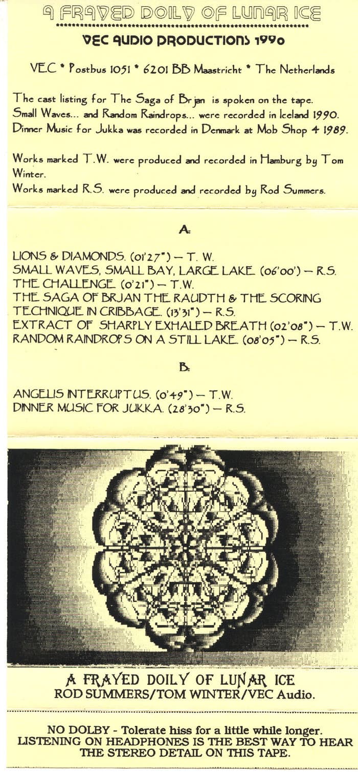 A Frayed Doil of Lunar Ice