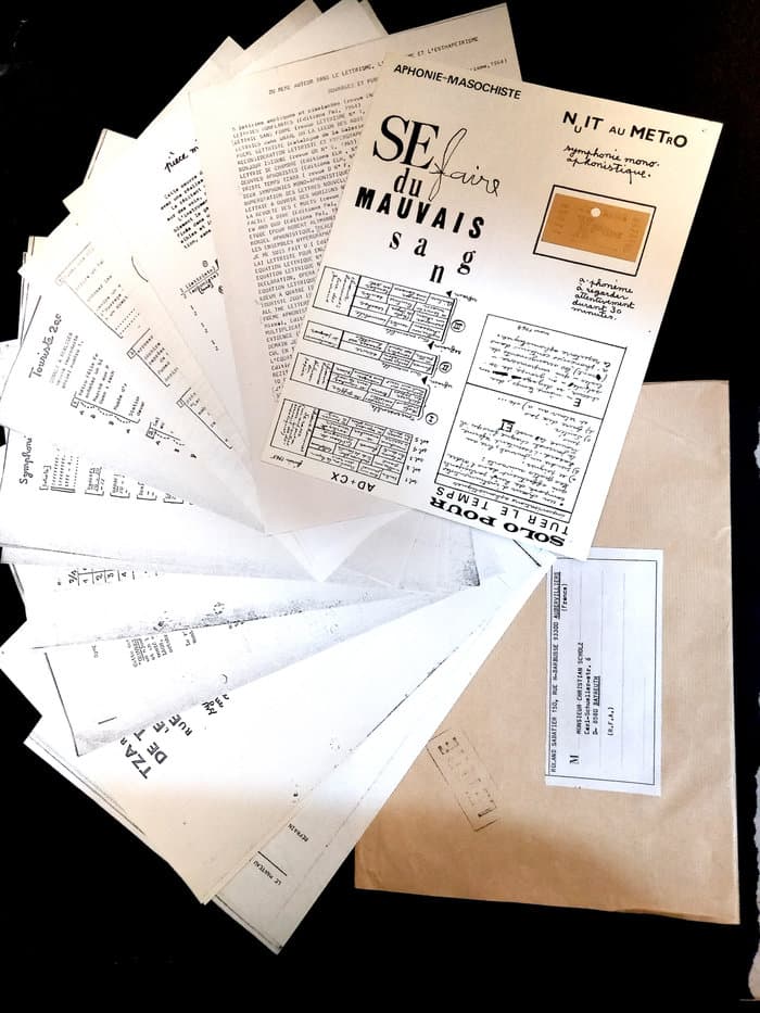 Promo-Map / Letter to Christian Scholz