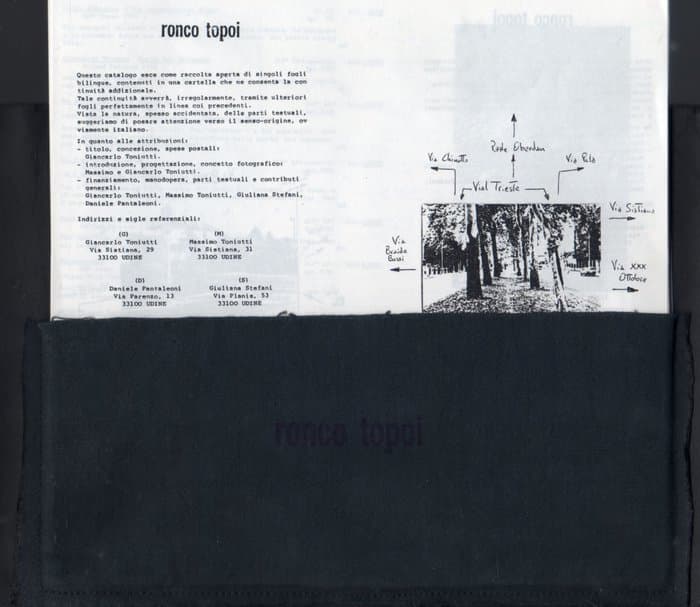 Ronco Topoi Distribution Catalogue
