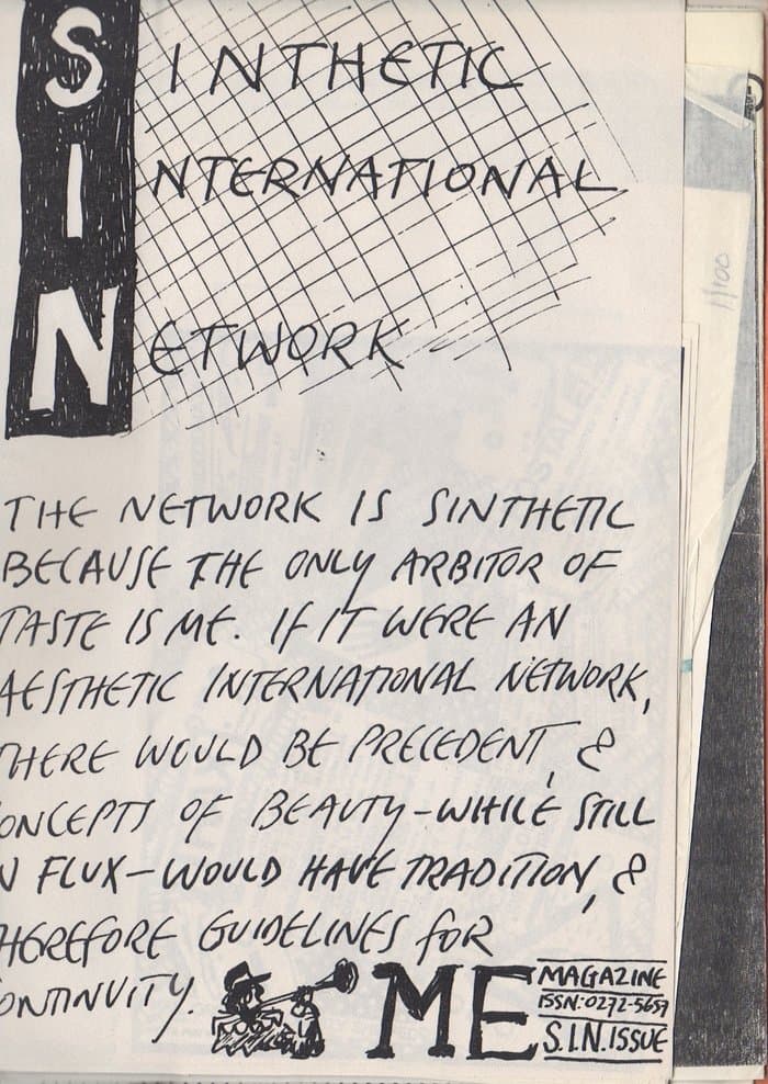 Arte Postale 41 (S.I.N.ews Near the Edge Editions)