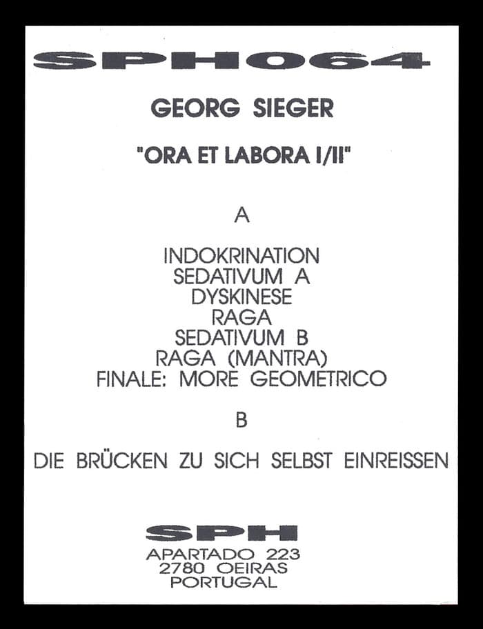 Ora Et Labora I/II