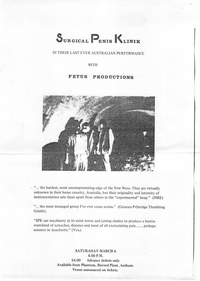 s selection of early 80s info-sheets