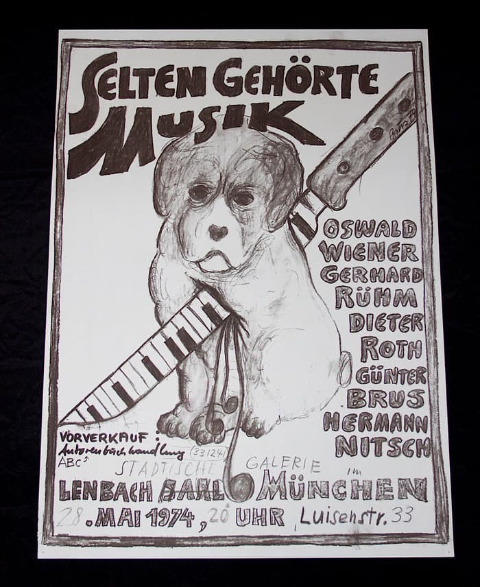 Selten Gehörte Musik (Oswald Wiener, Gerhard Rühm, DIeter ROth, Günther Brus, Hermann Nitsch) 1974