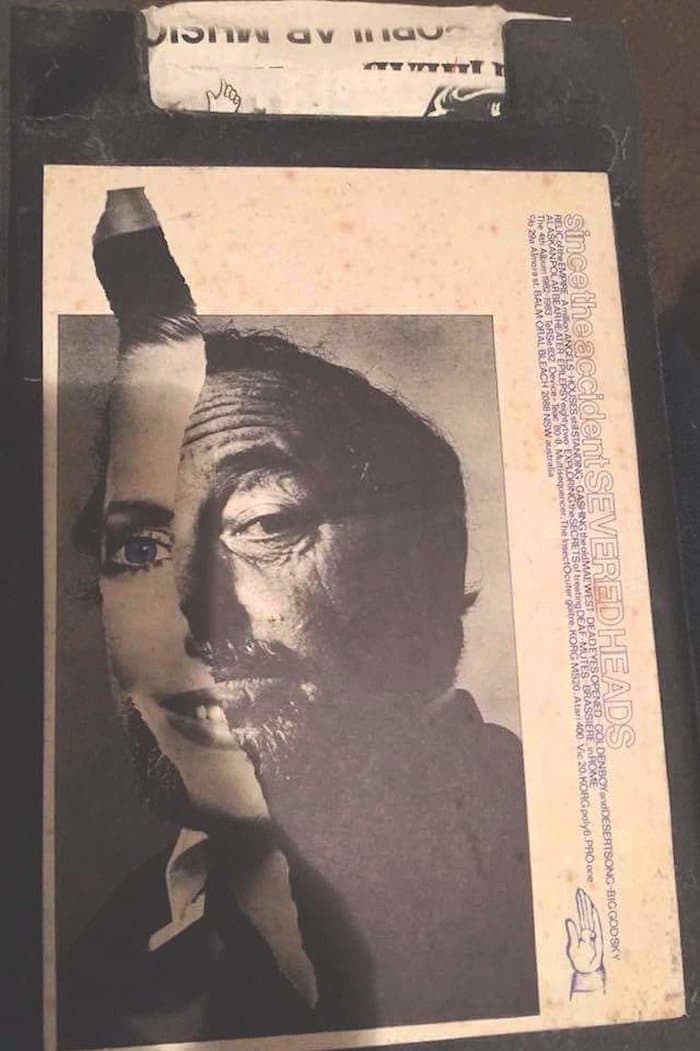 photo of the original cover of the Since the Accident cassette with clip board today courtesy of Bruce Dale a friend of Paul Gough (Pimmon/Yclept Dinmakers)
