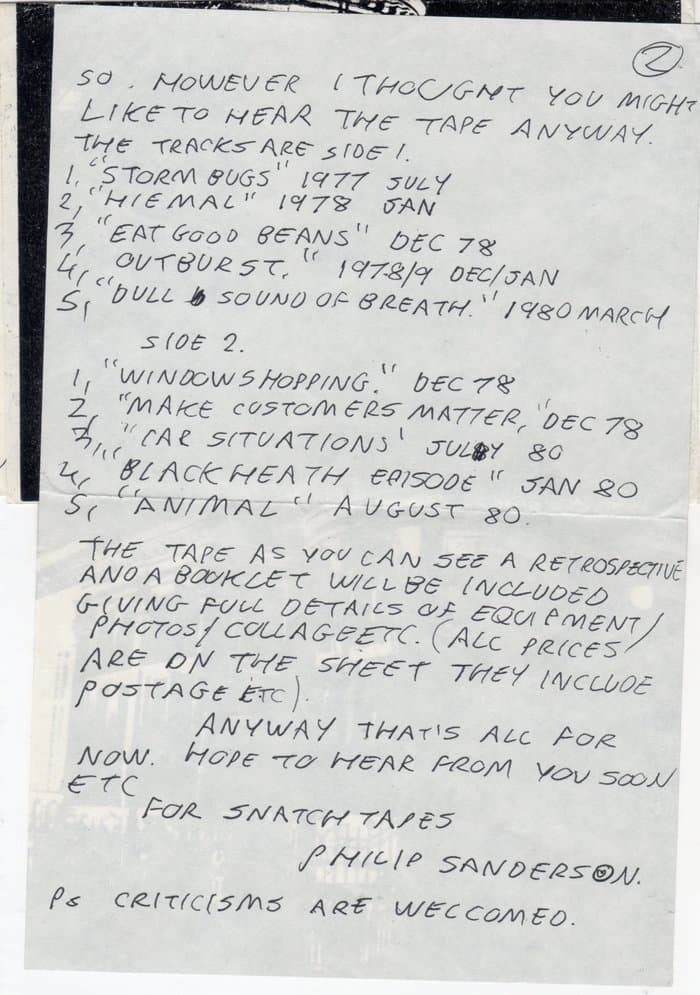 Letter by Philip
