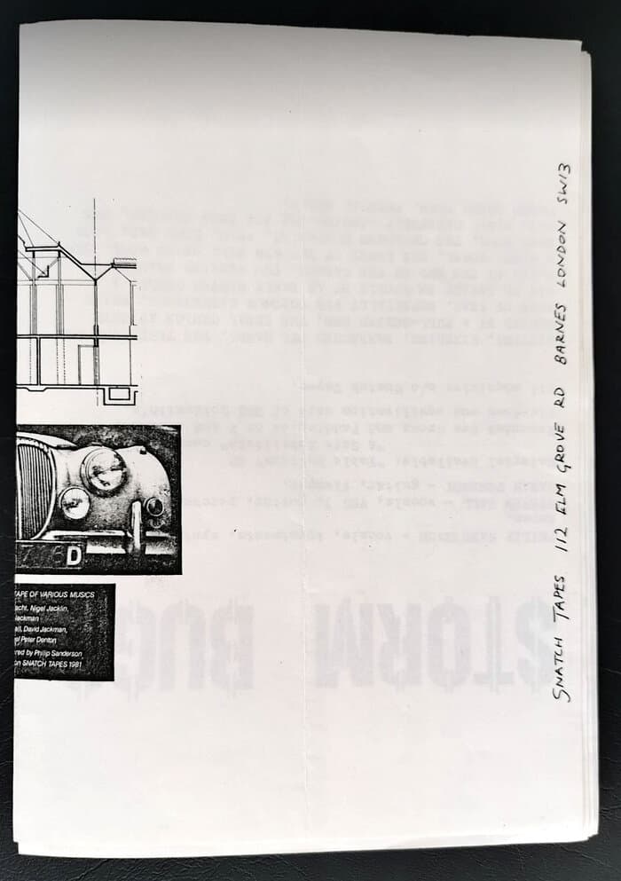 Snatch Tapes Catalogue - artists Overview