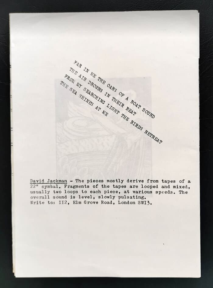 Snatch Tapes Catalogue - artists Overview