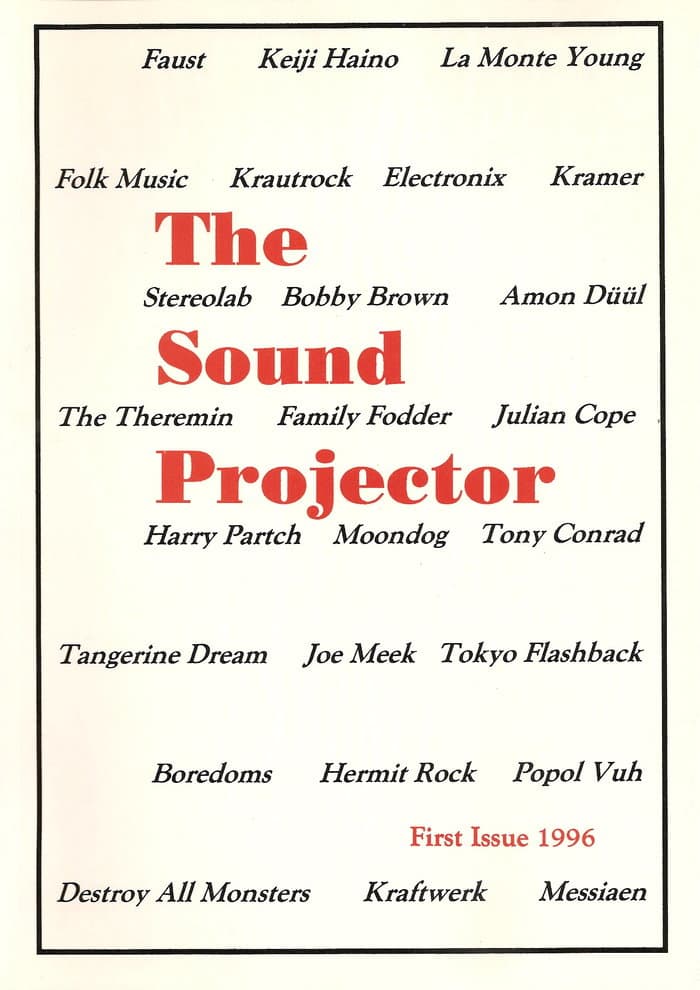 the Sound Projector Issue No.1