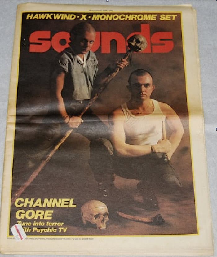 Article in Sounds 6 November 1982