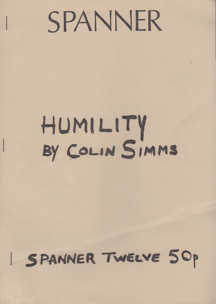 Spanner 12 - Colin Simms Humility