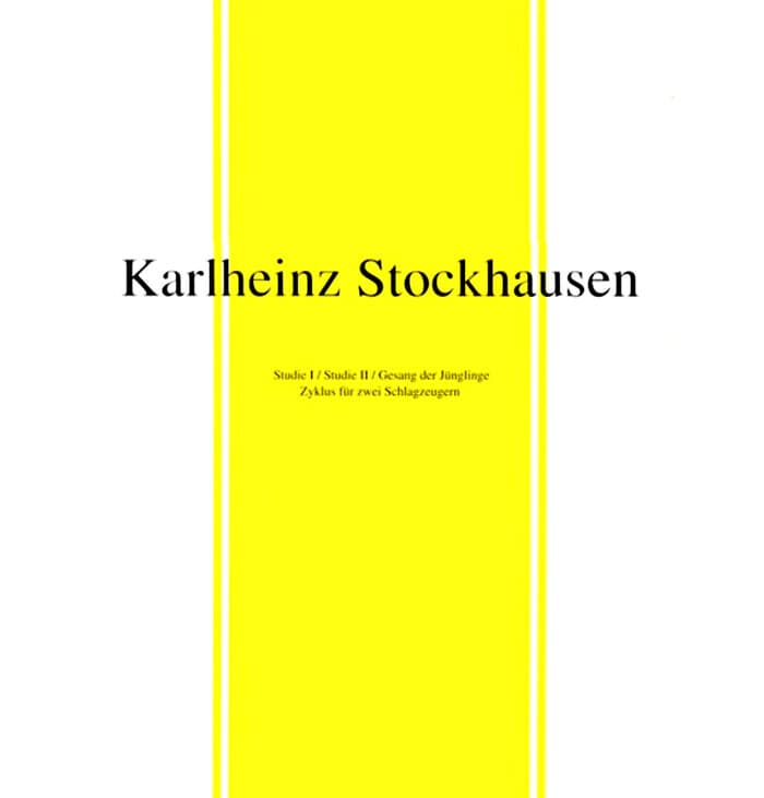 Studie I / Studie II / Gesang Der Jünglinge / Zyklus Für Zwei Schlagzeugern