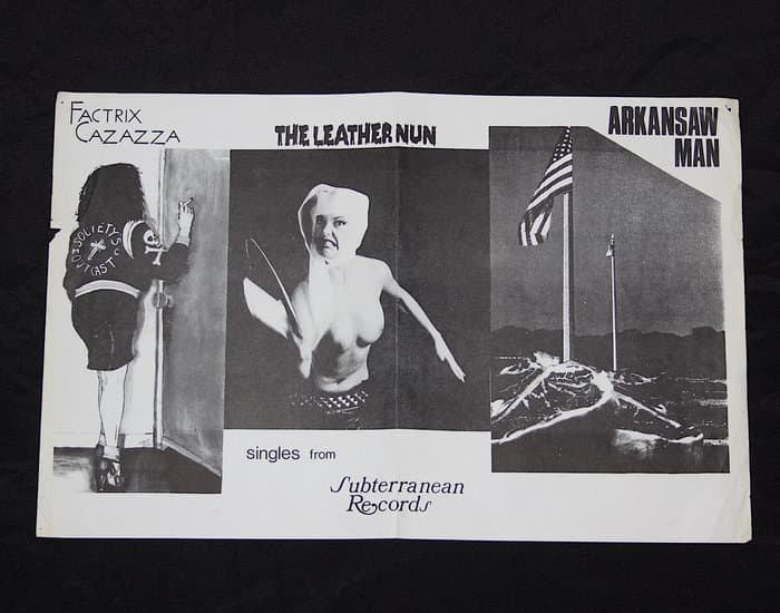 Prromo-Poster with Leather Nun, Factrix, Cazazza