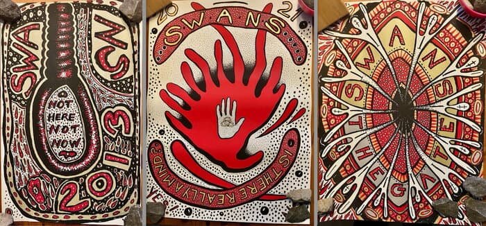 three signed limited Art-Prints