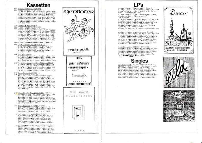 Syntape Catalogue 1, 3 and 5