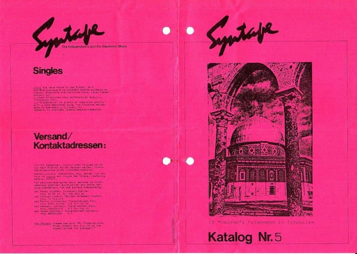 Syntape Catalogue 1, 3 and 5