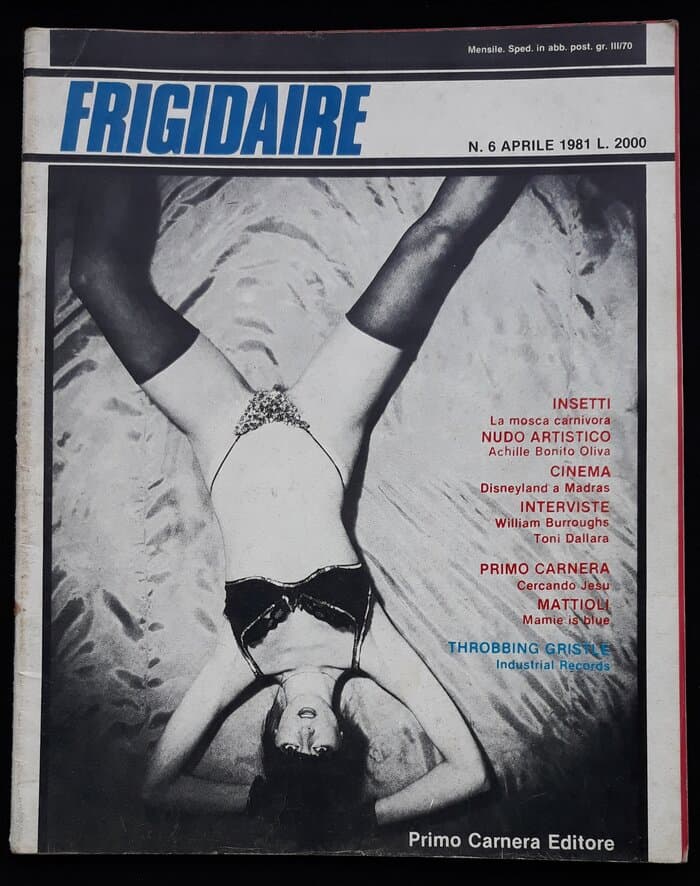 FRIGIDAIRE No. 6, April 1981, Primo Carnera publishing, Roma, Italy,