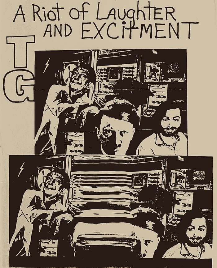Throbbing Gristle Promo-Poster (A Riot of Laughter)