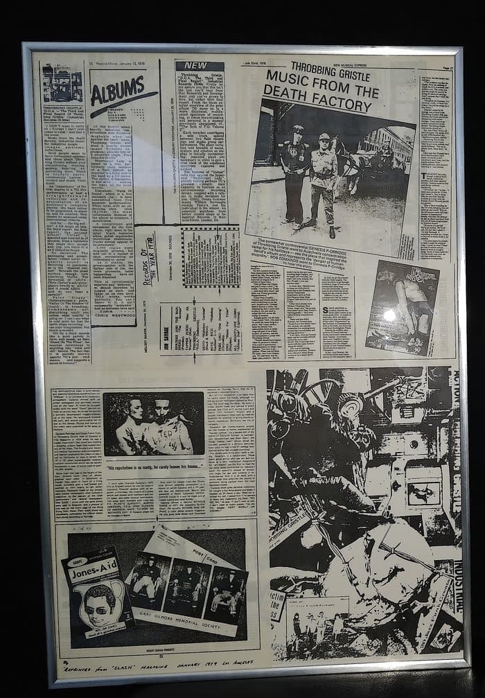 selected Industrial Records Press Clippings