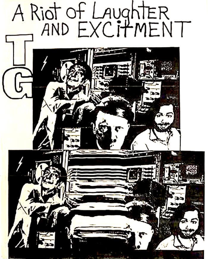 Throbbing Gristle Promo-Poster (A Riot of Laughter)