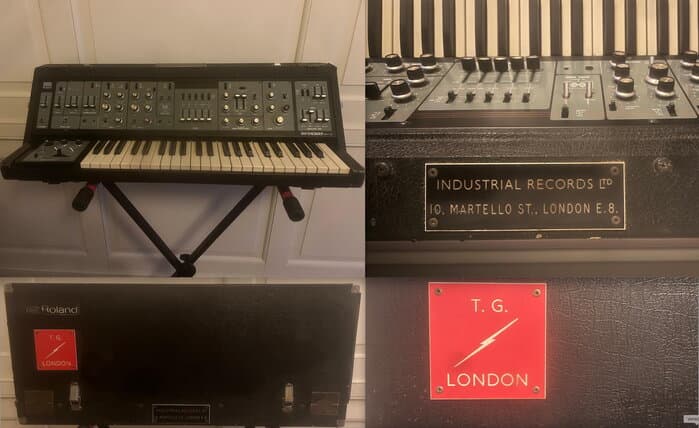 Roland SH5 Synthesizer owned by Throbbing Gristle