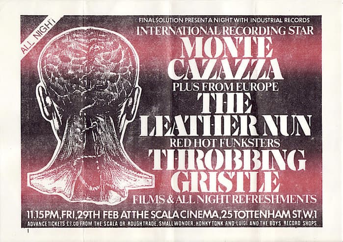 Poster London Scala Cinema 1980-02-29