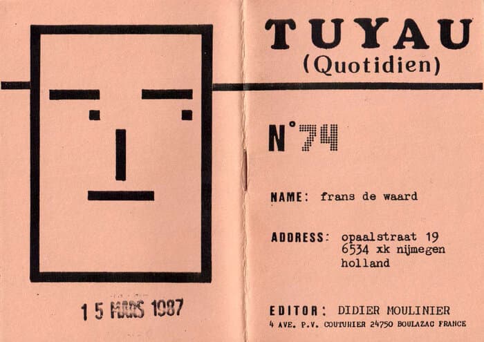 TUYAU N° 74