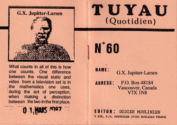 Tuyau N° 60