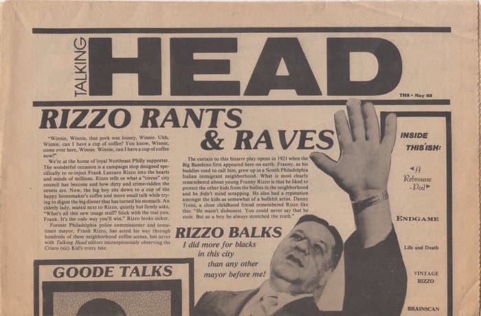 Talking Head May 83