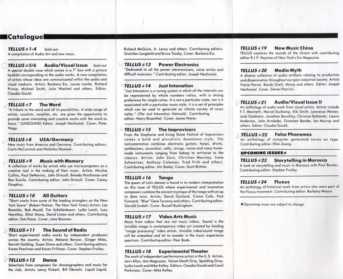 Tellus Infosheet 1-24