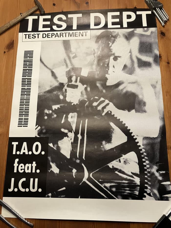 Test Dept TAO poster