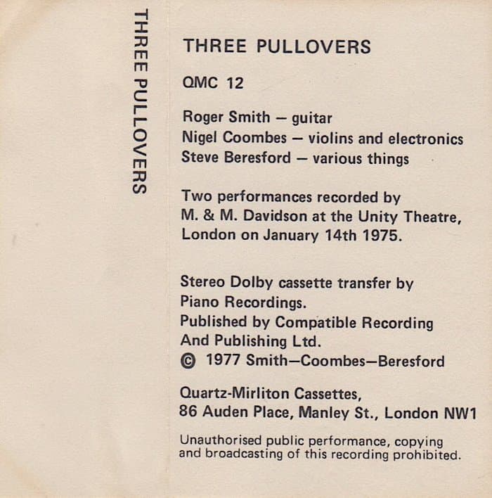 Three Pullovers