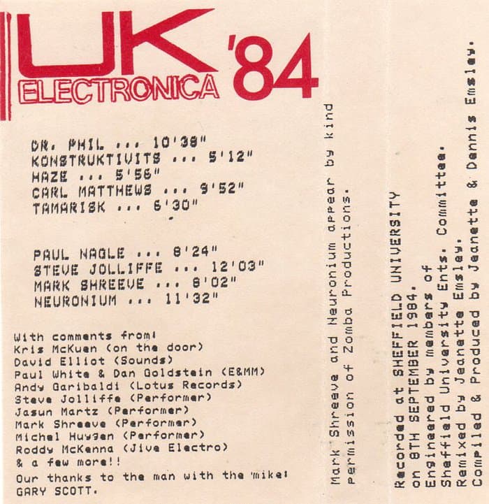 UK Electronica '84 Live! (INKEY$-UKE84)