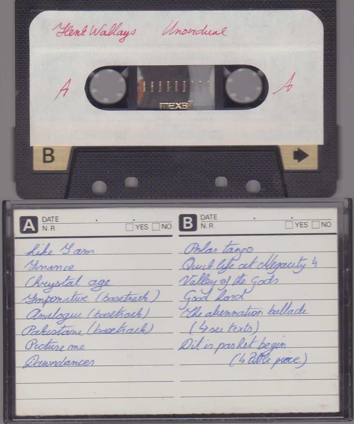 Demo Tape for Thom Holmes