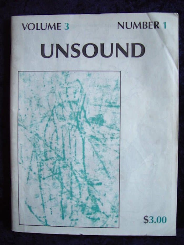 Unsound Volume 3 Number 1
