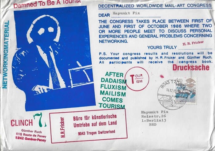 Clinch Mail-Art Congress 1986 200 cutted poems