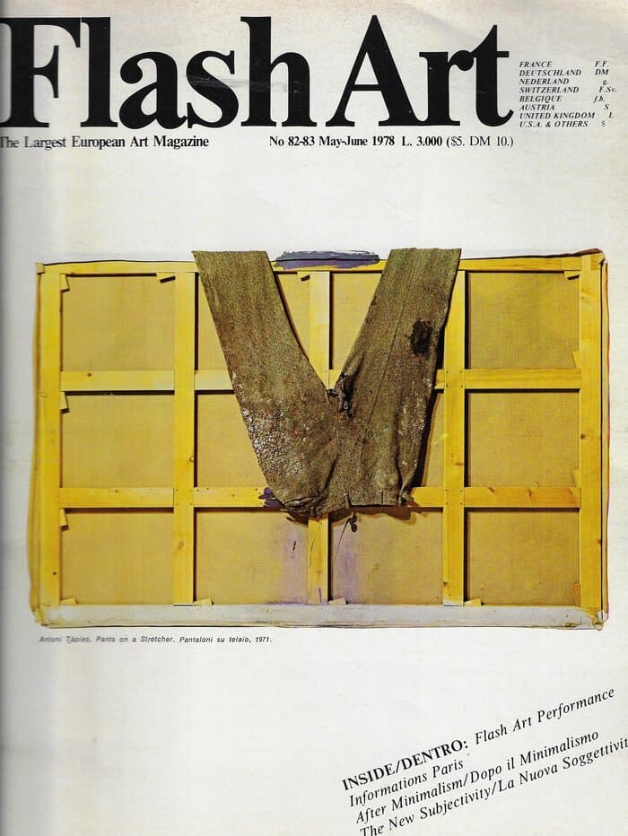 Flash art 82/83 (May / June 1978)