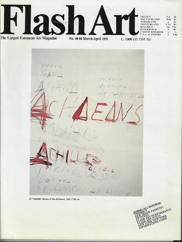Flash art 88/89 (March / April 1979)