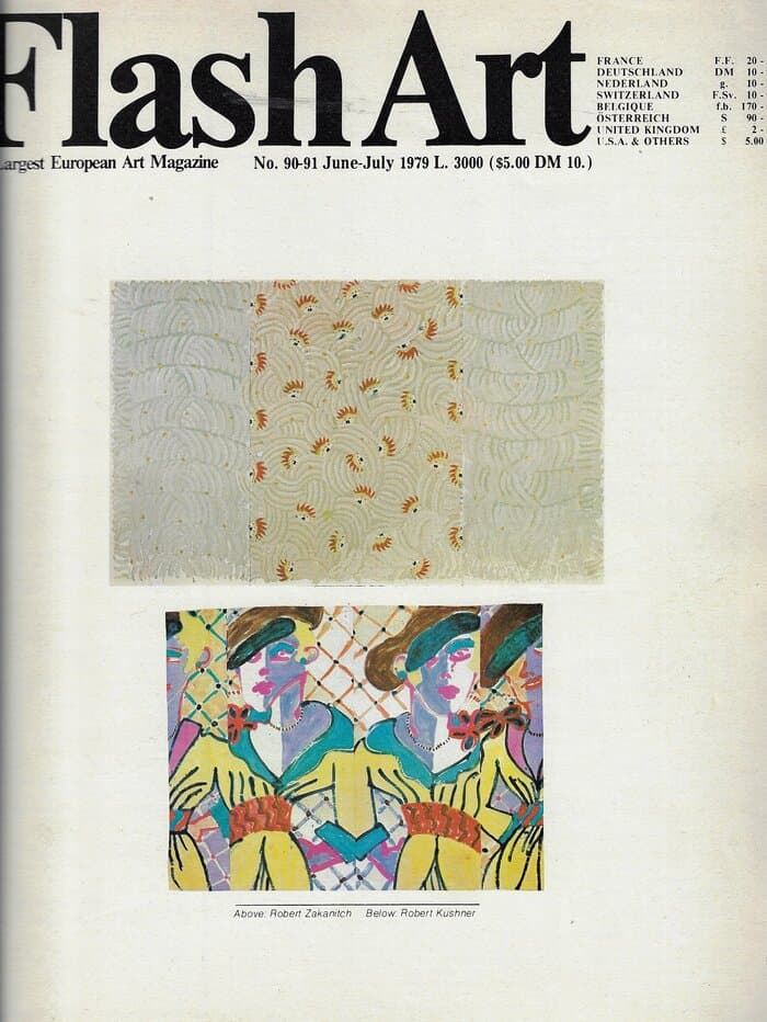 Flash art 90/91 (June / July 1979)