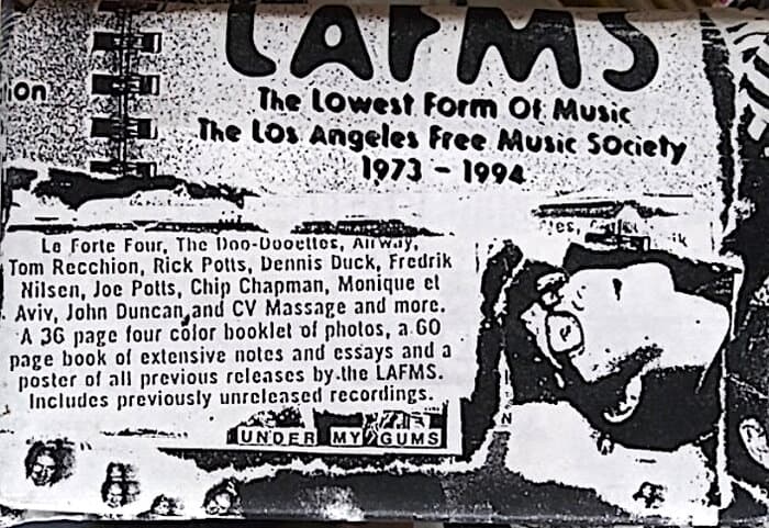 LAFMS: The Lowest Form Of Music - The Los Angeles Free Music Society 1973-1994 Sampler