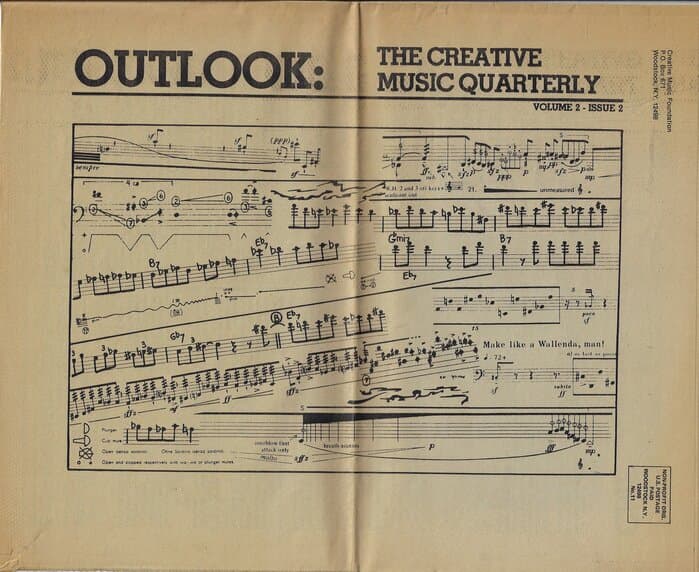 Outlook: the creative music quarterly Vol.2 Issue 2
