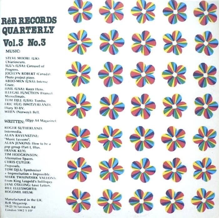 RēR Records Quarterly Vol. 3 No. 3