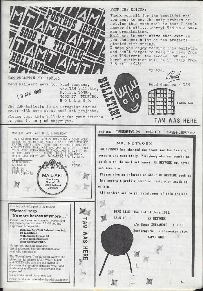 TAM Bulletin 5-1985