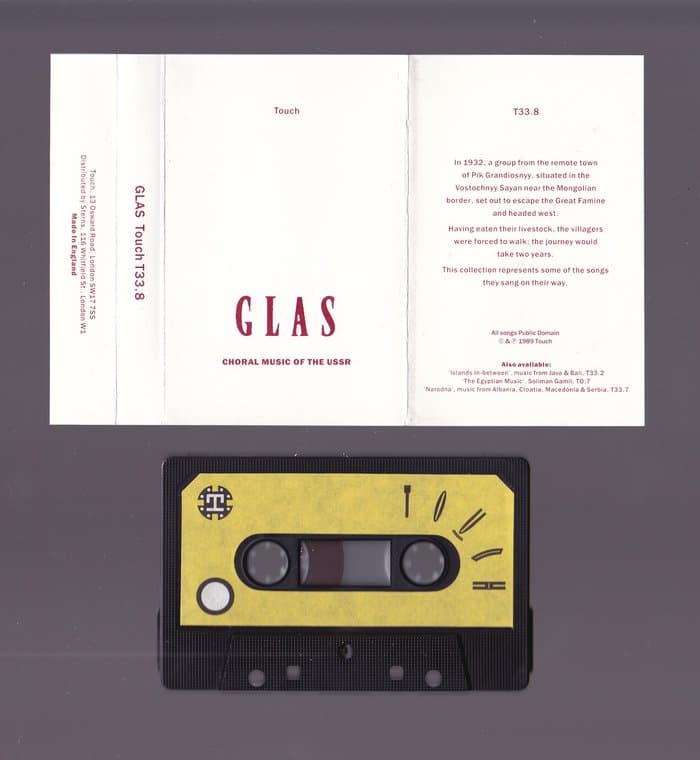 GLAS-Choral Music Of The USSR Cass Touch