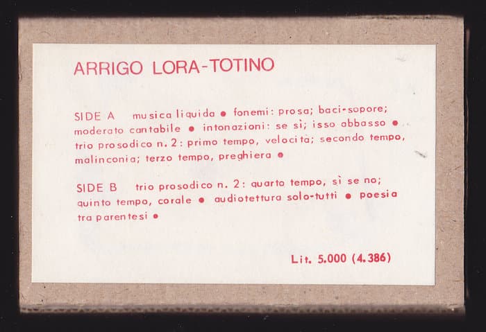 BAOBAB Nr. 06: arrigo lora-totino