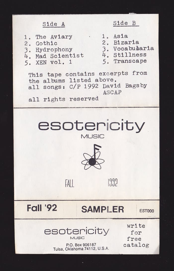 Esotericity Music Fall 1992