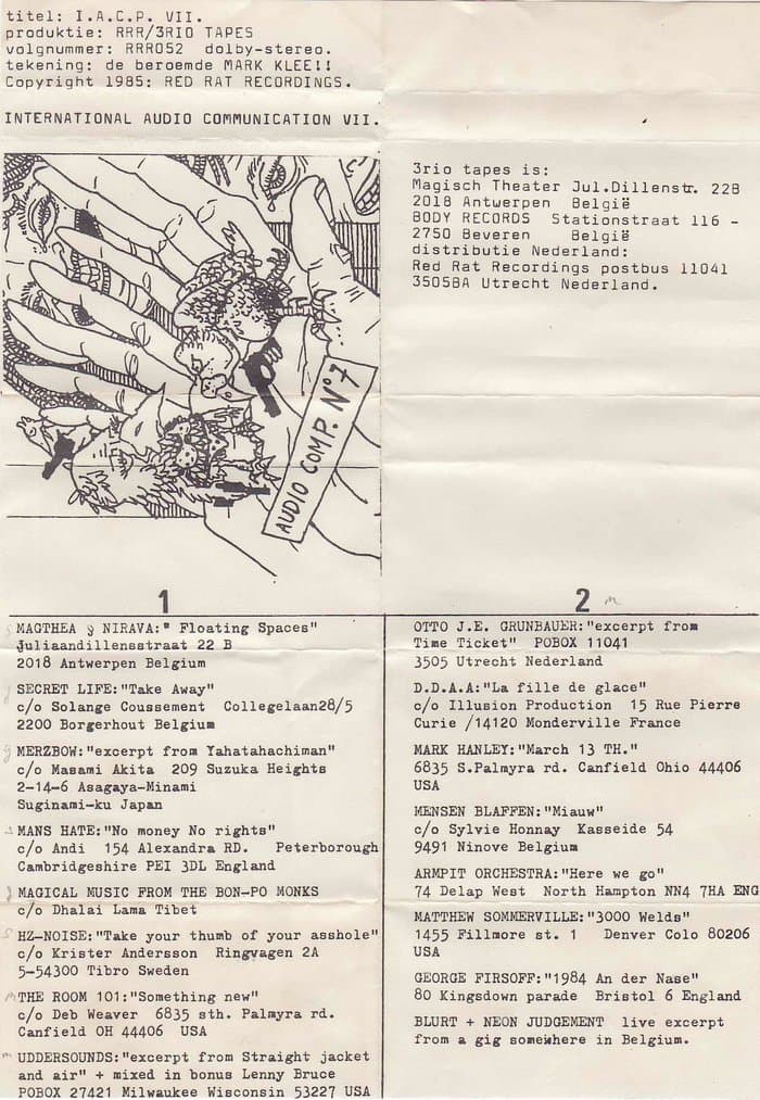 International Audio Communication Compilation Cassette N°7