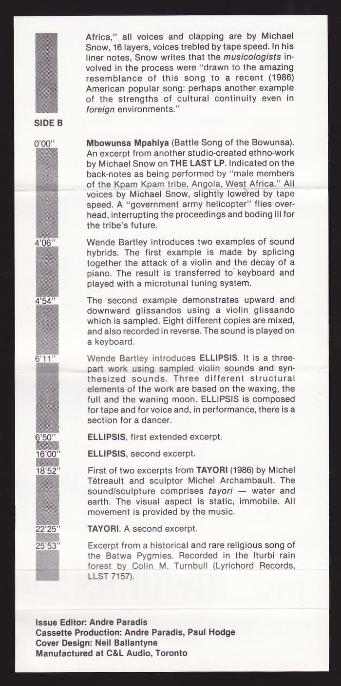 Musicworks 39 Music Affecting Music