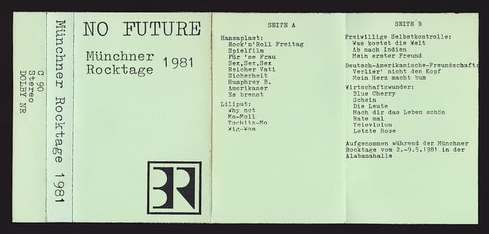 No Future - Münchner Rocktage 1981