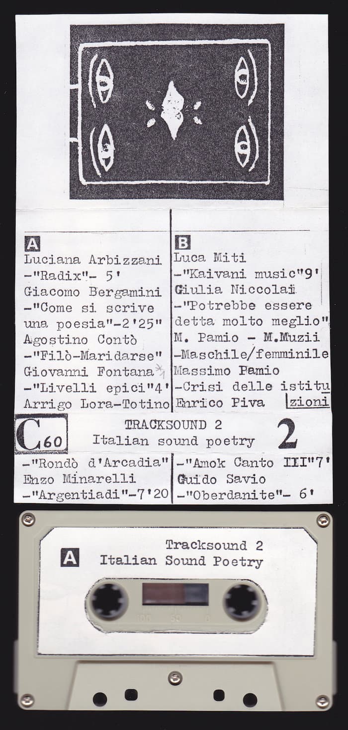 Tracksound 2 - Italian sound poetry