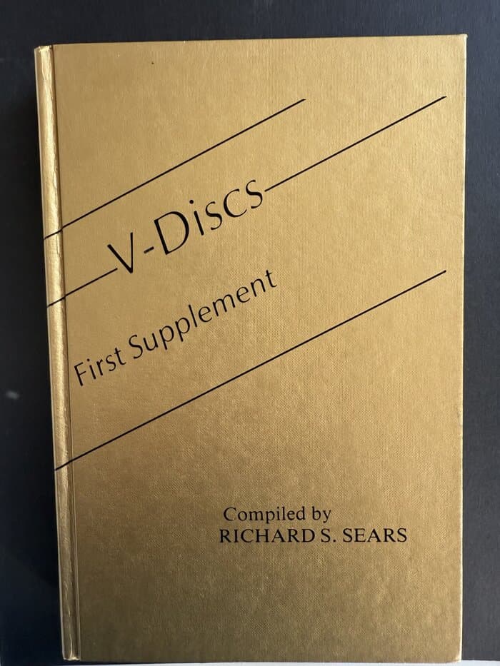 v-discs a history and discography (sears) first supplement